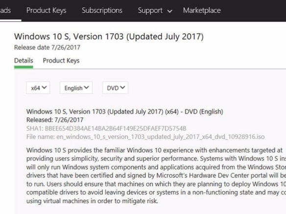「Windows 10 S」、開発者のテスト向けにISOファイル公開