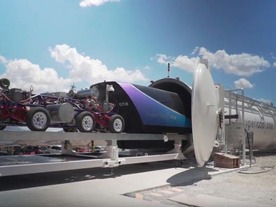 新交通システム「Hyperloop」、時速310kmの超高速走行に成功