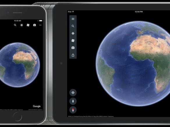  「Google Earth」、iOS版も刷新--「Voyager」機能追加