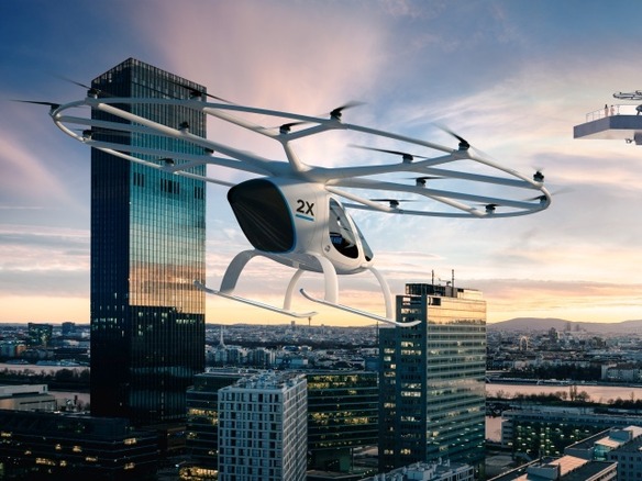 ダイムラーなど、空中タクシー企業のVolocopterに2500万ユーロ出資