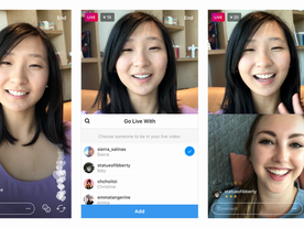 Instagramのライブ配信に友人を招待--新機能が追加へ