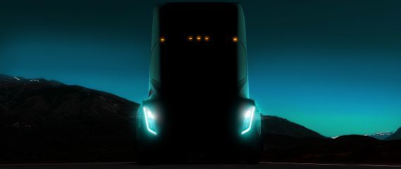 Teslaが予告した電気セミトラック
