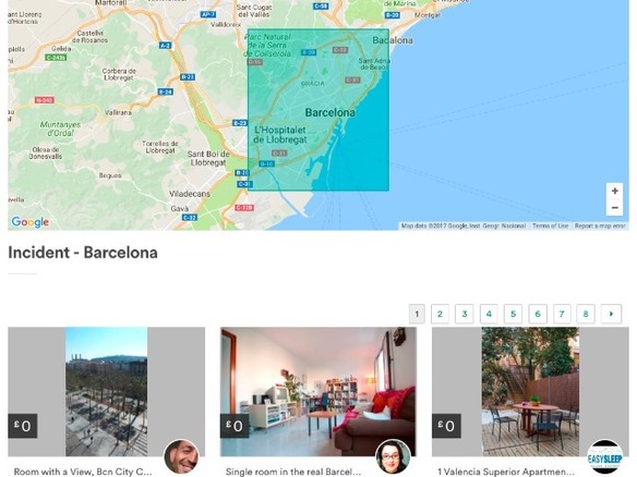 Airbnb、バルセロナのテロ事件を受け無料宿泊サービスを提供
