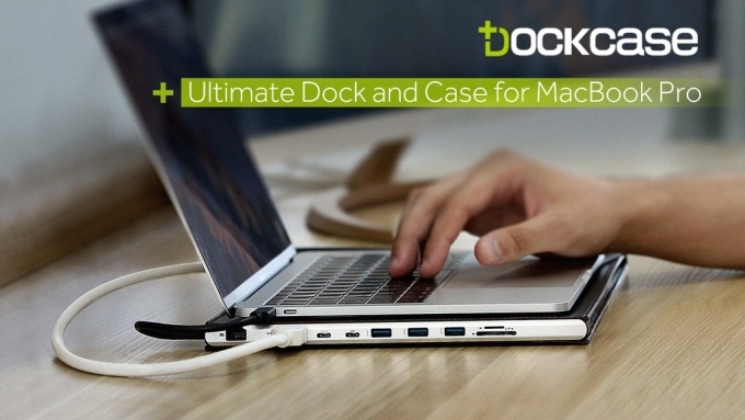 マルチポートアダプタを内蔵したMacBook Pro用インナーケース「Dock ...
