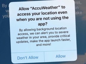 人気お天気アプリ「AccuWeather」、ユーザーの位置情報を企業に送信していた