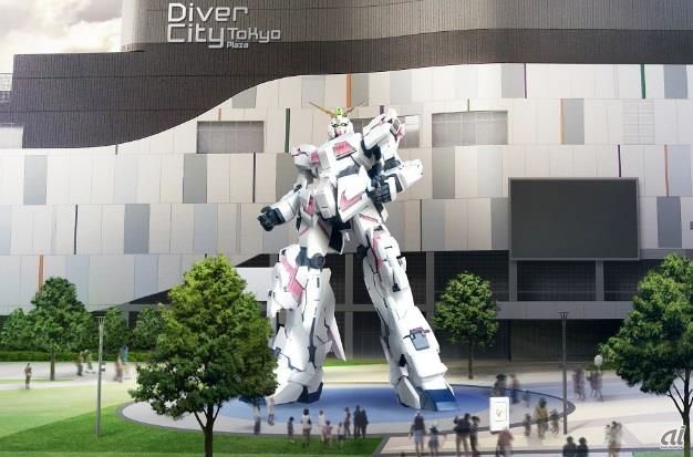 お台場 実物大ユニコーンガンダム立像 が9月24日から展示開始 Arアプリが配信中 Cnet Japan