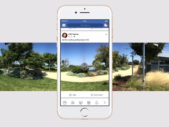 Facebook 360度写真を撮影できる新機能をアプリに追加 Cnet Japan