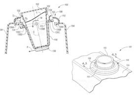 車が揺れてもOK！こぼれないカップホルダーでフォードが特許出願