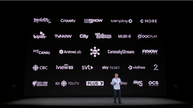 　Apple TVで提供されるコンテンツの一部。