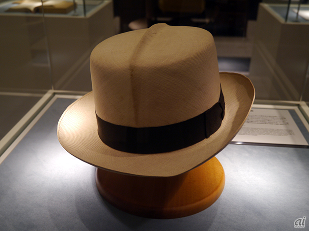 　山田氏が愛用していたカンカン帽。