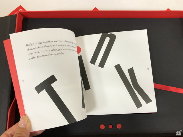 　「ThinkPadデザインの真髄」について書かれたブックレット。