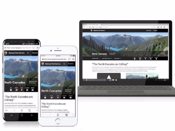 「Microsoft Edge」のiOS/Android版発表--プレビューがリリース
