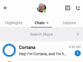 「Skype」モバイルアプリに「Cortana」が登場--米国で
