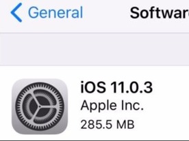 「iOS 11.0.3」がリリース--ちょっと意外なバグ修正も