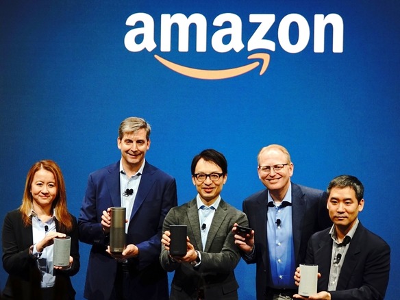 スマートスピーカ「Amazon Echo」が日本上陸--11月13日週に招待制で