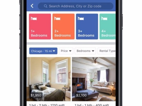 Facebook、個人間売買「Marketplace」で住宅情報セクション拡充