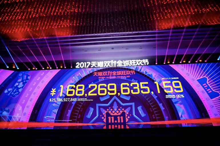 Alibaba 流通総額が1682億元