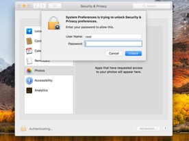 「macOS High Sierra」にパスワードなしでログインできてしまう脆弱性