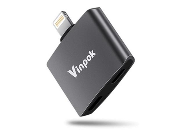 Vinpok「Vinpok Beam-L」

　Lightning対応のデュアルアダプタで、iPhone8/8PlusとiPhone7/7 Plusに対応。これがあれば充電ケーブルとヘッドフォンを同時に接続することができる。

　価格：19.99ドル（約2300円）