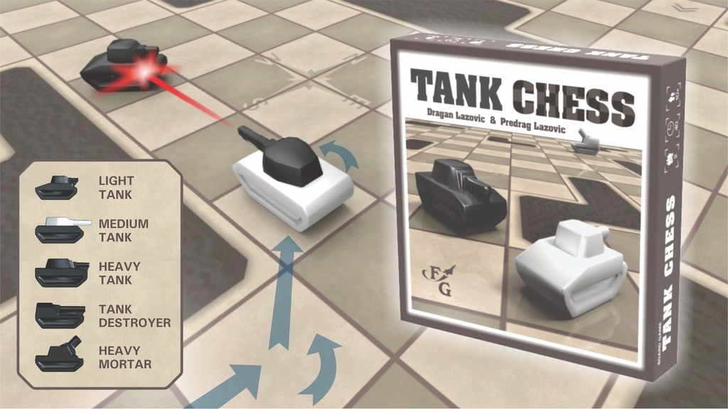 戦車”をコマにしたチェス風のボードゲーム「Tank Chess」が人気 - CNET 