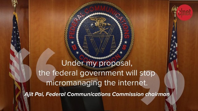 「この提案の下、連邦政府はインターネットを細かく管理するのをやめる」（米連邦通信委員会：FCC、Ajit Pai委員長）

　FCCのPai委員長は、通信事業者はインターネットのトラフィックを公平に扱わなければならないとするネット中立性規則を「誤ったアプローチ」と呼び、廃止を提案した。12月、FCCにより規則廃止が承認されたが、インターネットの使い方をめぐるこの大きな問題は世界的にも広がり、論争が続いている。
