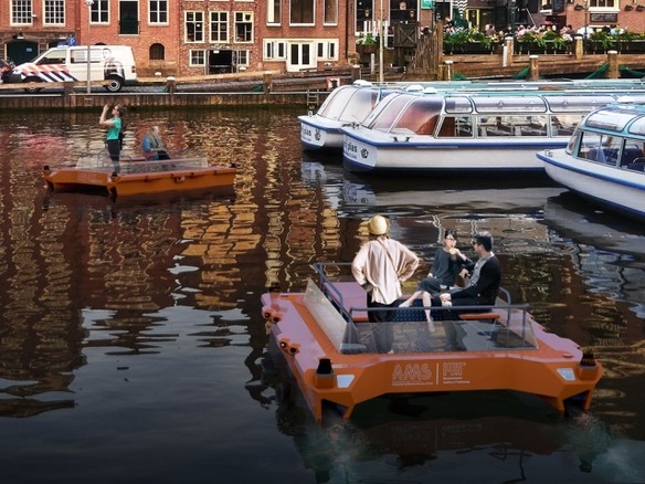 MITなど、自動操船ボートをアムステルダムの運河で試験--その名も「ロボート」
