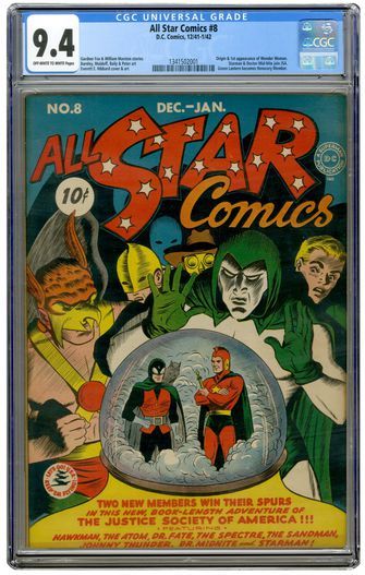 　3年前、Pristine ComicsのオーナーであるDarren Adams氏は、eBayで「Action Comics No. 1」を320万ドル（約3億6000万円）で売却し、コミック本1冊の落札額としてはeBay史上最高額を記録した。Adams氏は2017年にもコミック本を出品し、eBayで落札されたコミック本としては年間最高額となったが、記録更新とはならなかった。

　同氏が出品したのは極めて希少な「ワンダーウーマン」のコミック本3冊で、いずれも保存状態は最高だった。落札額が最も高かったのは、ワンダーウーマンが1941年にコミックデビューを果たした「All-Star Comics No. 8」で、93万6223ドル（約1億円）だった。