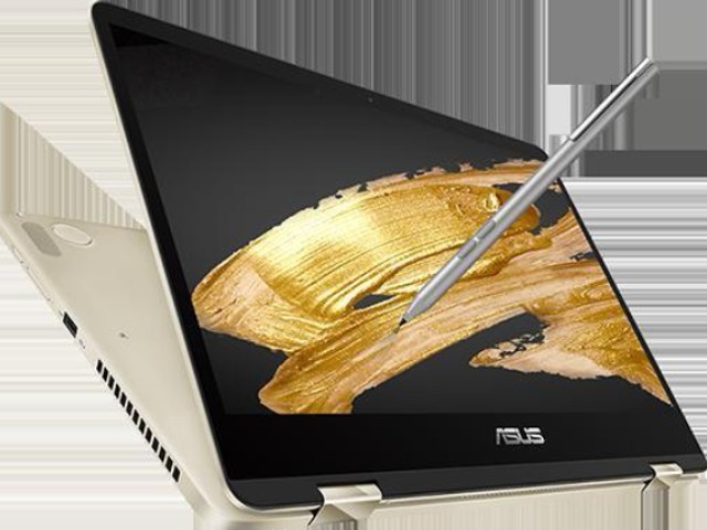 ASUS「ZenBook Flip 14」

　ASUSのZenBook Flip 14は2-in-1デバイスで多数のポートを備えている。価格は899ドル（約10万円）から。