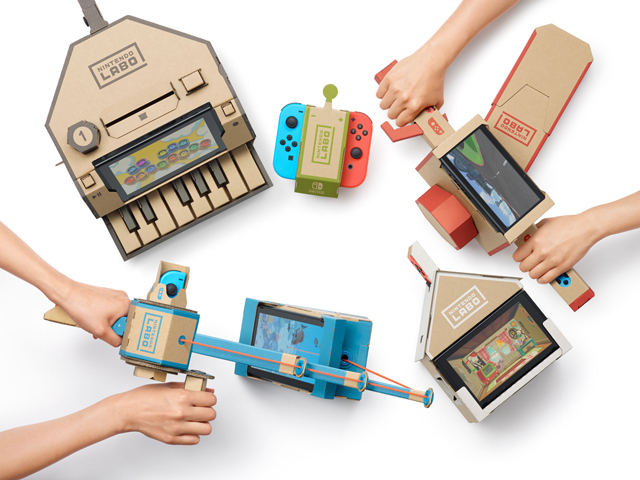 段ボール工作とNintendo Switchの融合--「Nintendo Labo」が4月20