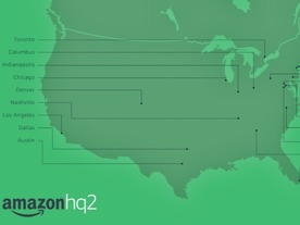 アマゾン、第2本社候補地の20都市を明らかに