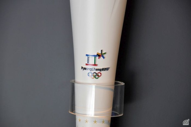 　平昌オリンピックのロゴも入っている。
