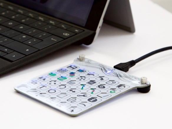 36キーに最大180機能を設定可能なミニキーボード「TouchPad」--Arduinoで改造も