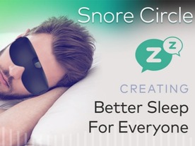 いびきを防止するアイマスク型ウェアラブルデバイス--いびきと睡眠状態の記録も