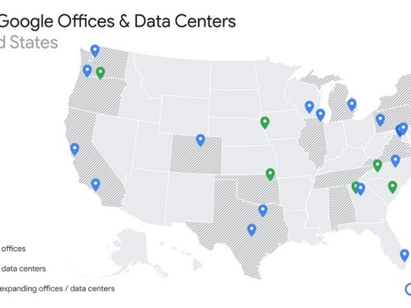 グーグル、米14州でオフィスやデータセンター拡大へ--「数千人分の雇用創出」アピール