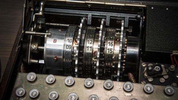 　Enigmaで計算をすることはできず、この機械はコンピュータではない、とBaldwin氏は語る。