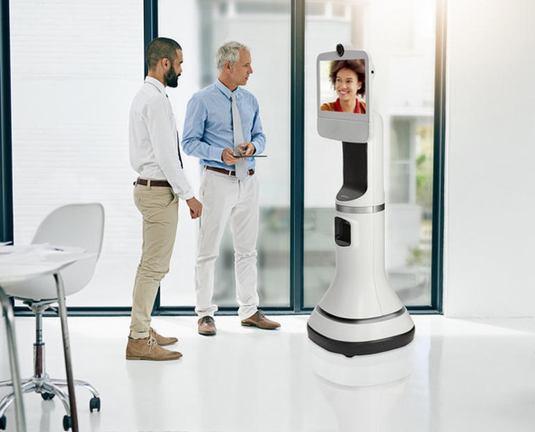 自律的に移動するビデオ会議ロボット Ava Irobotのスピンオフから登場 Cnet Japan