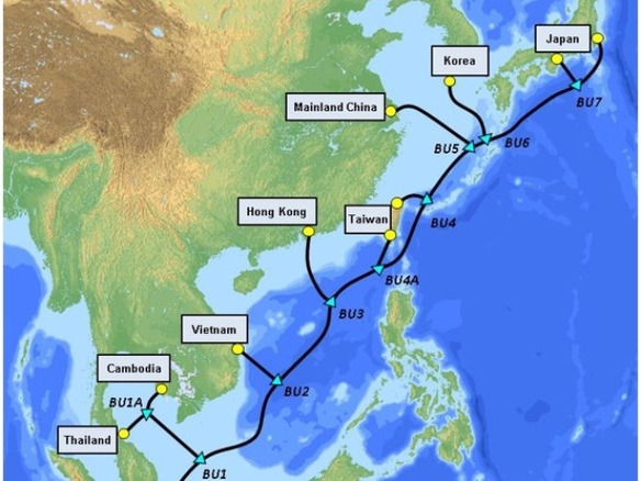 KDDI、アジア地域11拠点を結ぶ光海底ケーブル「SJC2」の建設保守協定を締結