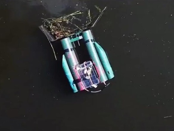 遠隔操作のロボットでゴミ収集をゲーム化--シカゴ川での取り組み