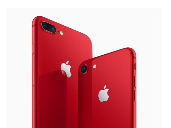 アップル、iPhone 8/Plusに新色「(PRODUCT)RED Special Edition」--iPhone Xにはアクセサリ