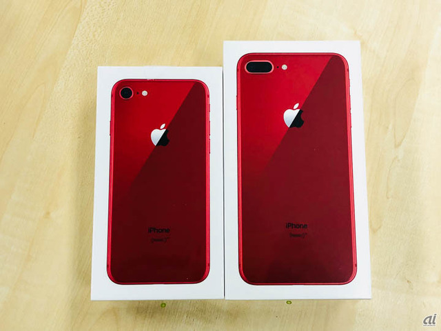 　アップルは、iPhone 8/iPhone 8 Plusの新色「(PRODUCT)RED Special Edition」を4月13日に発売する。発売に先駆けて入手したので、そのカラーや雰囲気などをお伝えしたい。なお、直販価格は7万8800円（税別）からで、従来価格と同じ。

　数々の(PRODUCT)RED製品をリリースしているアップルだが、iPhoneでは2017年3月に登場したiPhone 7/7 Plusが初だった。