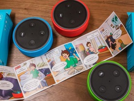 アマゾン、子ども用「Echo Dot」を発表--「Alexa」も子ども向けにチューニング
