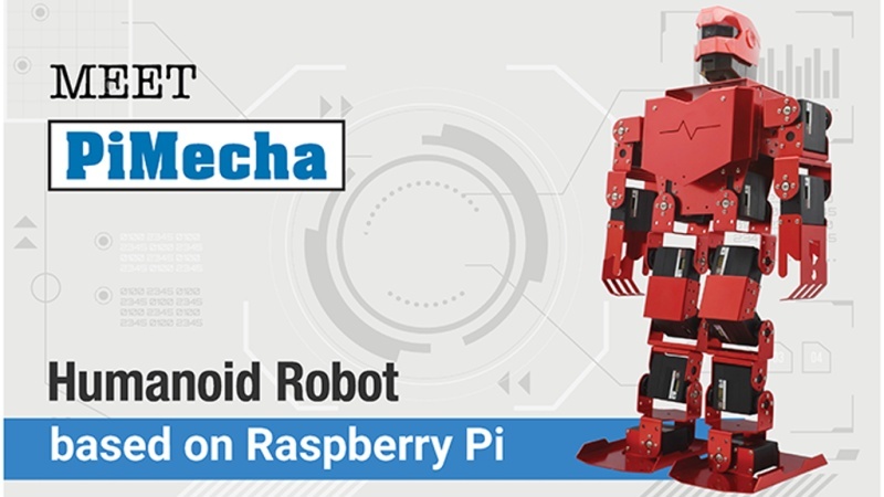 Raspberry Piが頭脳の2足歩行ロボット「PiMecha」--17自由度で側転やダンスも - CNET Japan