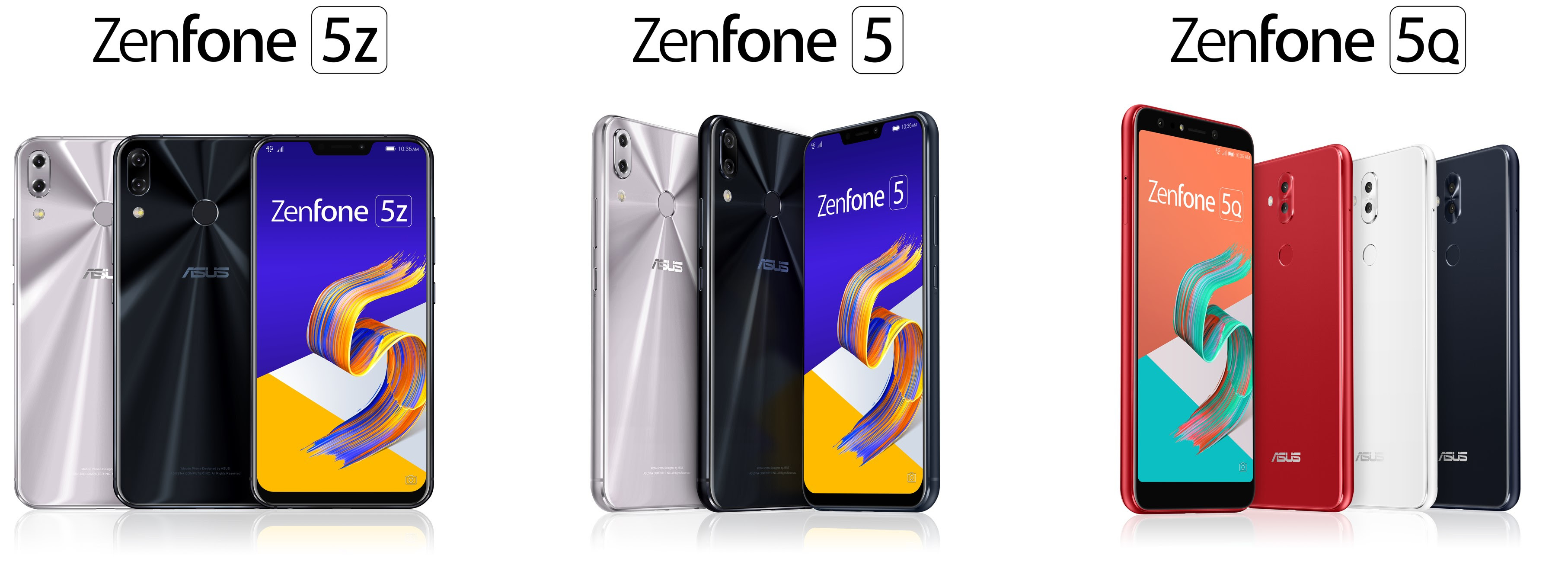 AIデュアルレンズカメラ搭載--ASUS、ZenFoneの最新世代「ZenFone 5 