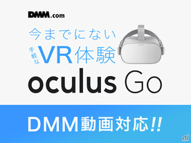 DMM、Oculus Goに対応したVR動画アプリを配信