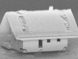 ナノロボット技術で実現した極小ハウス--フランスの研究チーム