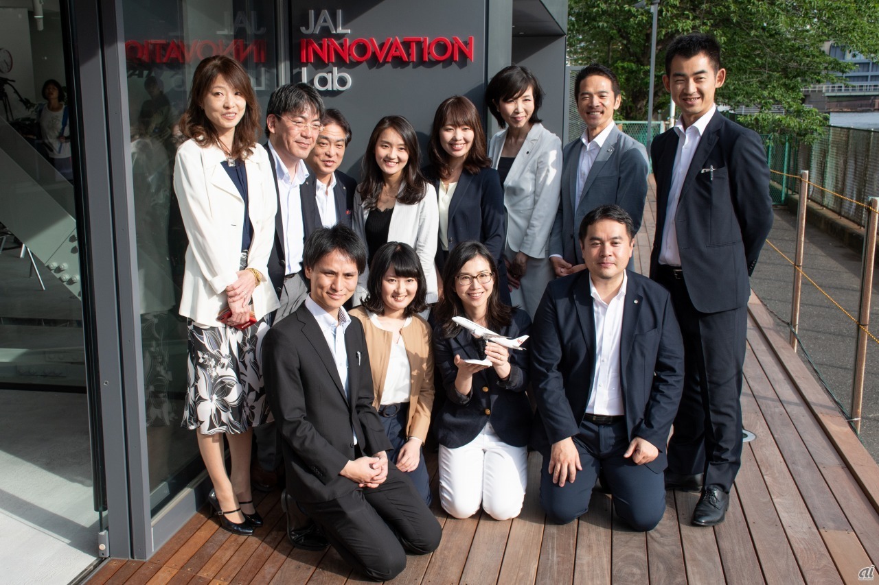 JAL Innovation Labを担うデジタルイノベーション推進部のメンバー