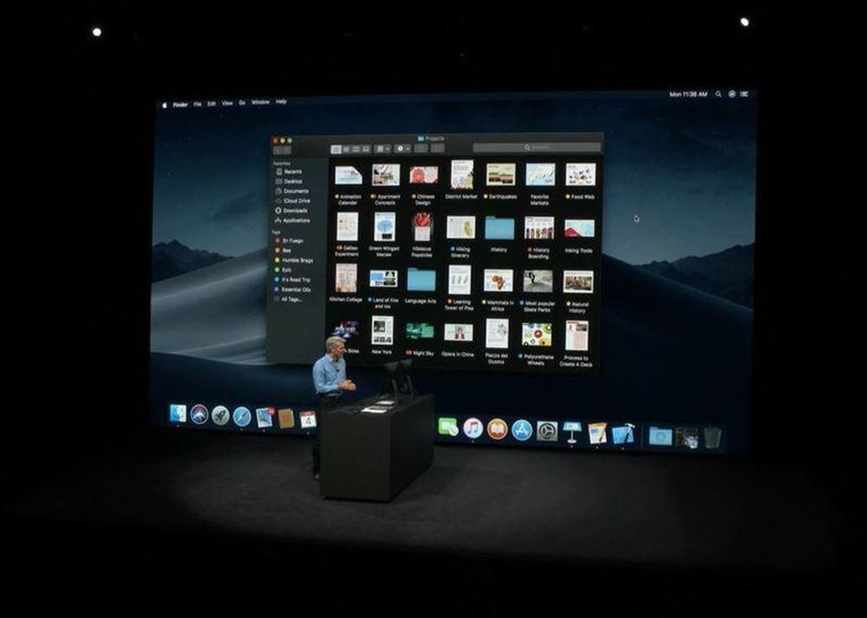 macOS Mojaveの新機能として、Dark ModeやGallery Viewなどがある