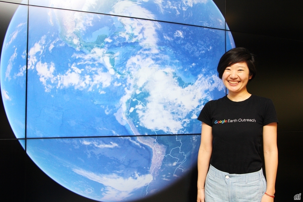  Google Earth Outreachのプログラムマネージャーの松岡朝美氏