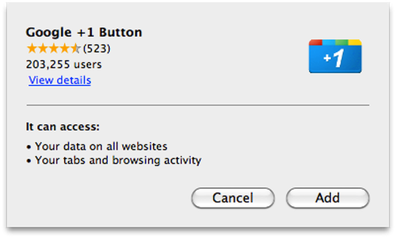 Chrome拡張機能のインラインインストールのボタン