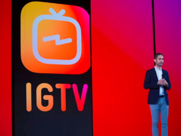 Instagram 動画用のアプリ Igtv を発表 縦型表示で最長60分の動画に対応 Cnet Japan